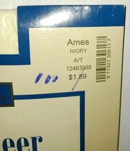 Liz Thomas Ames Vintage Pantyhose NWT New Day Sheer Ivory Size Average Tall 12463568