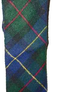 Vintage Esquire Men's Wool Blend Necktie Classic Tartam Plaid Colors RN 46343
