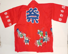 Load image into Gallery viewer, Toddler Boys Red Polyester Kimono Made in Japan Size Medium MPN 7230-P
