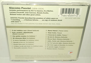 Puccini Greatest Hits CD Vintage 1995 Sony Classical MLK 64597