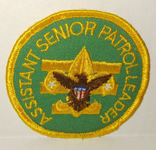 Load image into Gallery viewer, Boy Scouts of America Vintage Assistant Senior Patrol Leader Cloth Sew on Patch 1970s
