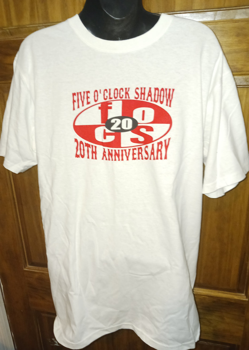 Five O'Clock Shadow Band 20th Anniversary Concert T-Shirt April 17 2011 Men's Size Medium Anvil