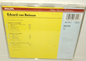 Eduard van Beinum Dutch Masters Volume 38 Vintage CD 1998 Philips 462 724-2 Classical Musuc Conductor