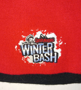 Captain Morgan Rum Winter Bash Red Beanie Hat Adults Size Small Medium
