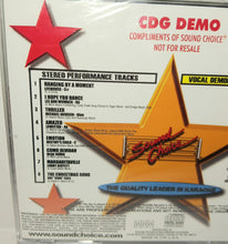 Load image into Gallery viewer, Karaoke Sound Choice Demo CD CDG NWOT New Performance and Vocal Demo Tracks
