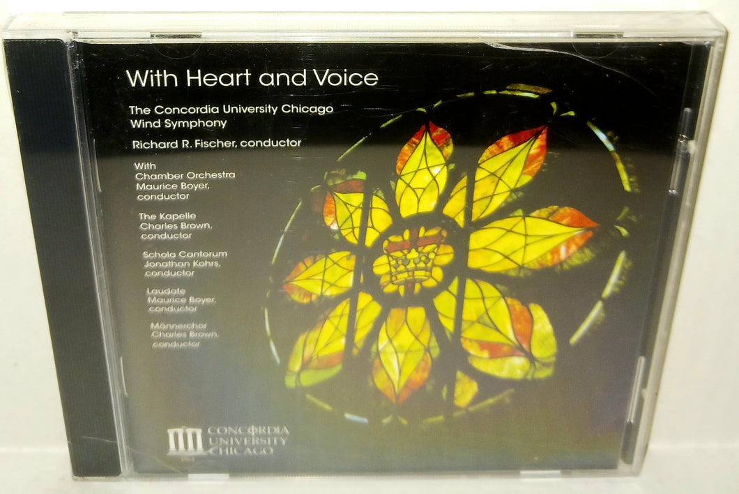 Concordia University Chicago Wind Symphony With Heart and Voice CD NWT New 2011 Mark Records