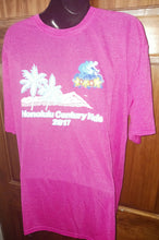 Load image into Gallery viewer, Honolulu Hawaii Century Bicycle Ride 2017 Graphic Print Pink T-Shirt Men&#39;s Size Large
