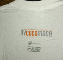 Load image into Gallery viewer, Conan O&#39;Brien NY COCO MOCA T-Shirt Men&#39;s Medium The New York Museum of Conan Art TBS Team Coco
