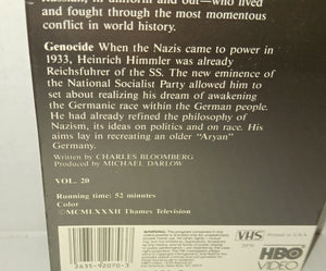 The World At War Genocide WWII VHS Tape NWT New Vintage 1992 Thames Video Collection HBO 2070