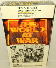Load image into Gallery viewer, The World At War It&#39;s A Lovely Day Tomorrow WWII VHS Tape NWT New Vintage 1992 Thames Video Collection HBO 2064
