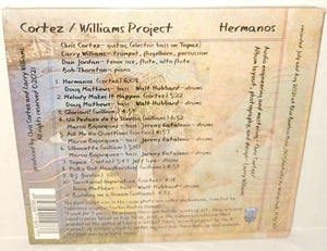 Cortez Williams Project Hermanos CD NWT New 2021 Jazz Blue Bamboo Musuc