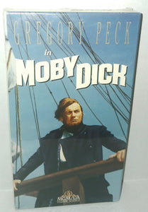 Moby Dick VHS Movie Tape NWT New 1990 MGM M201643 Dolby Gregory Peck Ahab Whale