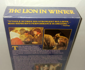 The Lion In Winter VHS Movie Tape NWT New 1987 Nelson Entertainment 2057 Katharine Hepburn