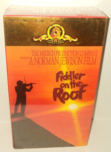 Load image into Gallery viewer, Fiddler on the Roof VHS Movie 2 Tape Set NWT New Vintage 1988 MGM M201320 Musical 1971 Chaim Topol
