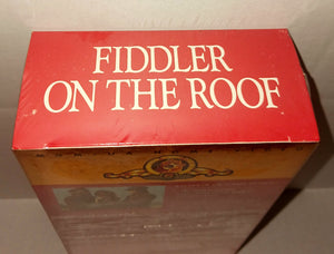 Fiddler on the Roof VHS Movie 2 Tape Set NWT New Vintage 1988 MGM M201320 Musical 1971 Chaim Topol