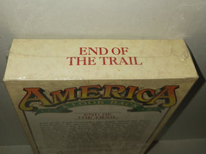 America A Look Back End of the Trail VHS Tape NWT New Vintage 1990 Time Life NBC News