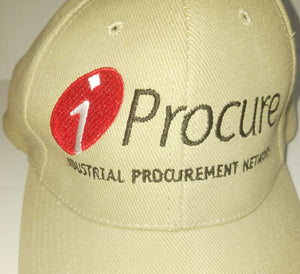 iProcure Industrial Procurement Network Ball Cap Hat Beige Khaki Nissun Adults One Size
