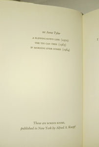 Anne Tyler If Morning Ever Comes Book Hardcover Dust Jacket 1972 Knopf 64-19103