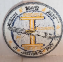 Load image into Gallery viewer, USAF Space Museum Vintage Cloth Sew On Patch NWOT New Caoe Canaveral Florida Explorer I
