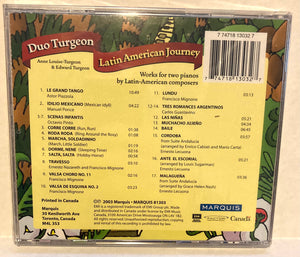 Duo Tergeon Latin American Journey CD NWOT New 2003 Marquis Canada