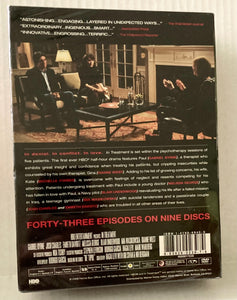 In Treatment DVD NWOT New 9 Disc Set HBO Drama Series 2008 Gabriel Byrne