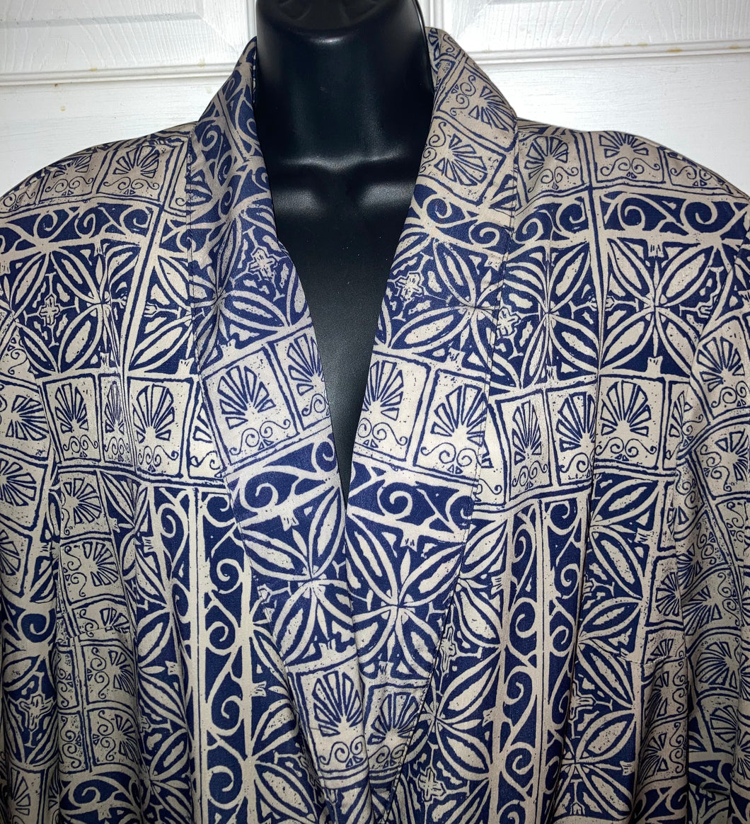 Bedford Fair Lifestyles Vintage Women's Blazer Plus Size 20W Made in USA RN 88744 Padded Shoulders