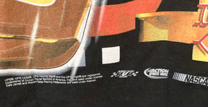 Dale Jarrett 88 NASCAR Ford Taurus UPS Double Sided Vintage Graphic Print T-Shirt Chase Authentics Men’s Size Medium