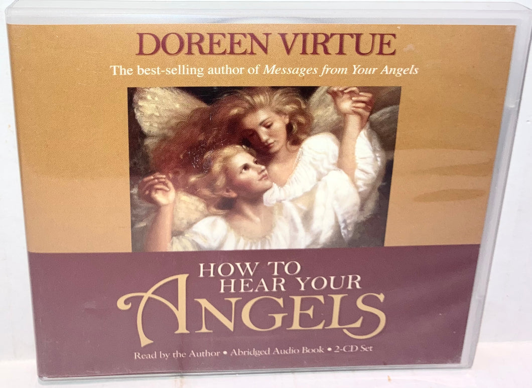 Doreen Virtue How to Hear Your Angels Audiobook Abridged 2 CD Disc Set 2010 Hay House Mark Watson Music