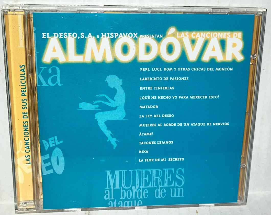 Almodovar Las Canciones De CD Vintage 1997 EMI Hispa Vox Madrid Spain Import