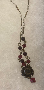 Liz Paiacios 3 Piece Jewelry Set Necklace Bracelet Earrings Stamped Brand