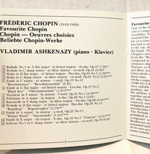Load image into Gallery viewer, Vladimir Ashkenazy Favourite Chopin Vintage CD 1983 London 410 180-2 Classical Music
