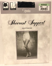 Load image into Gallery viewer, JC Penney Milan Vintage Women’s Sheer Support Pantyhose NWT New Size Average Navy Blue
