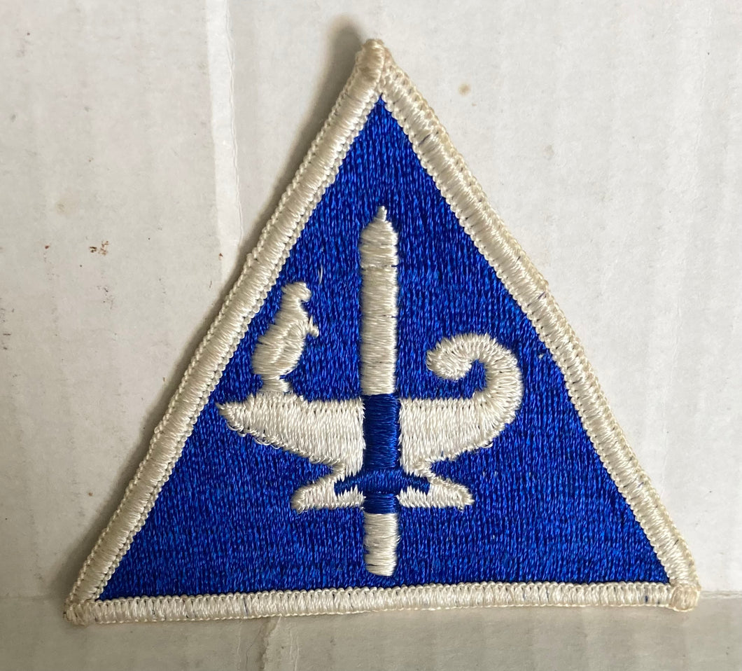 Vintage National Defense Cadet Corps Lamp Cloth Sew On Patch