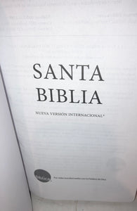 Santa Biblia Spanish Bible Nuevo Version Internacional Biblica Vintage 1999 Faux Leather Cover