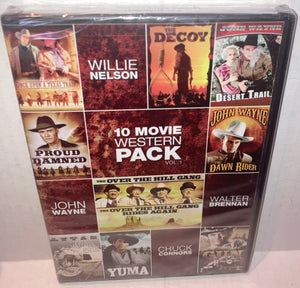 10 Movie Western Pack NWT New 2011 Echo Bridge Entertainment