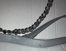 Load image into Gallery viewer, Jennifer Lopez Silver Faux Leather Crossbody Purse Handbag
