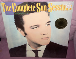 Elvis Presley The Complete Sun Sessions Vinyl Record Album NWT New Sealed Copy Commemorative Issue 1987 RCA 6414-1-R 2 Records Gatefold