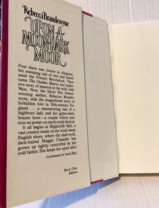 Rebecca Brandewyne Upon A Moon-Dark Moor Hardcover Romance Vintage 1988 Warner