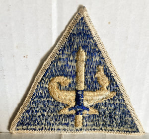 Vintage National Defense Cadet Corps Lamp Cloth Sew On Patch