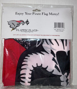 Pirate Heads Flag NWOT New Flappin Flags Nylon 3’ x 5’ Skull Surrender Your Booty