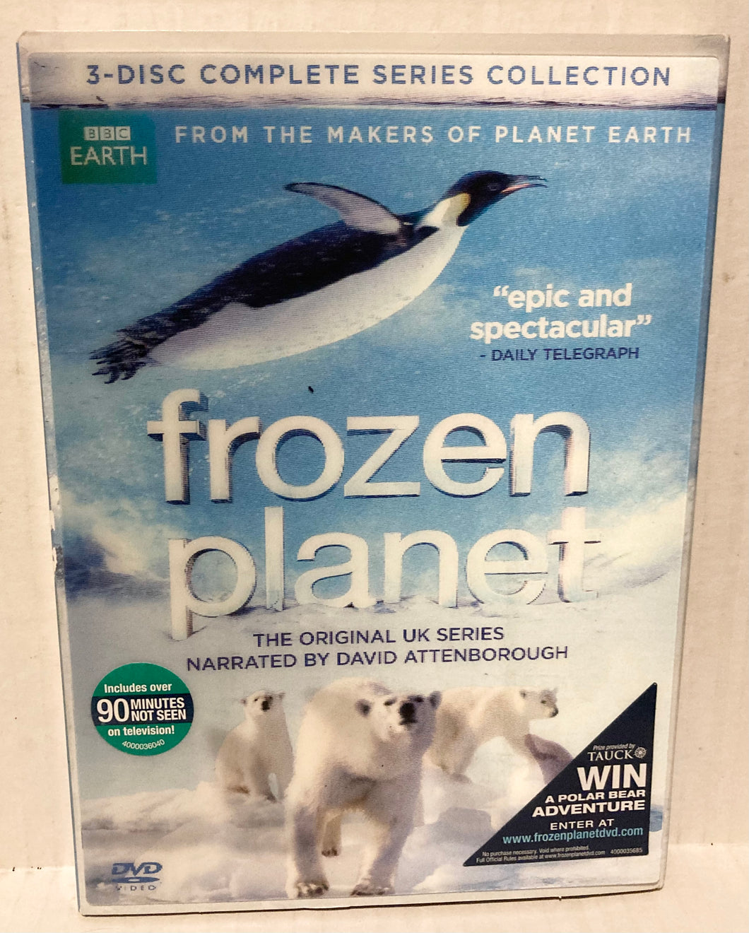 Frozen Planet UK BBC Complete TV Series DVD NWOT New 2012 3 Disc Set