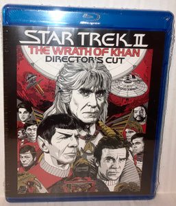 Star Trek II The Wrath of Khan Director’s Cut Blu-Ray NWT New 2016 Paramount Science Fiction