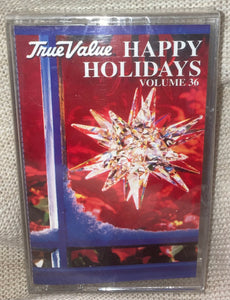 Happy Holidays Volume 36 Cassette Tape True Value Hardware Christmas Vintage 2001