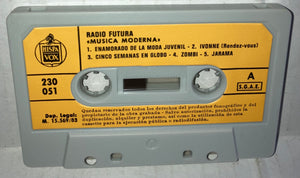 Musica Moderna Radio Futura Cassette Tape Vintage 1980 Hispa Vox 230 051 Spain Import