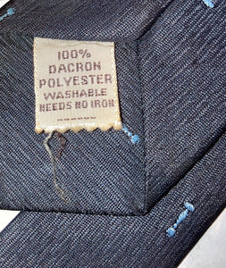 Prince Consort Schreter Castle Vintage Men’s Necktie Black Dacron Polyester
