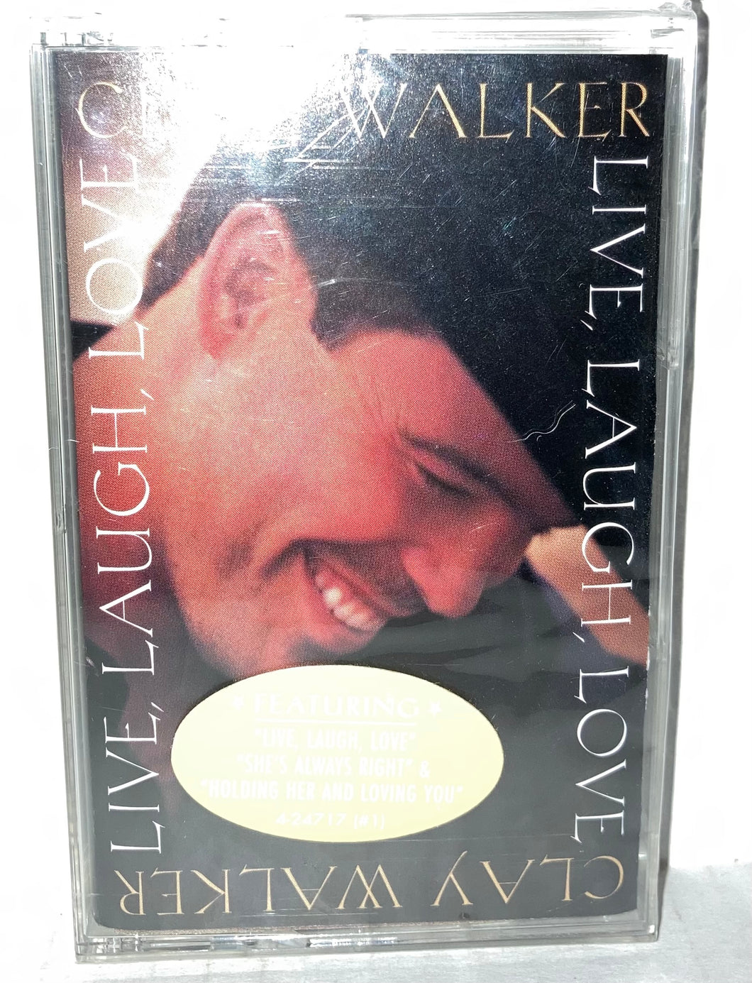 Clay Walker Live Laugh Love Vintage Cassette Tape NWT New Giant 9 247174