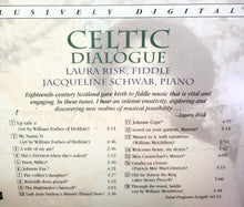 Load image into Gallery viewer, Laura Risk Jacqueline Schwab Celtic Dialogue CD NWOT New Dorian Recordings 1999 DOR-90264 Piano Fiddle Music
