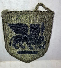 Load image into Gallery viewer, US Army SETAF Southern European Task Force Vintage Cloth Sew on Patch Subdued Green Black Lion NWOT New
