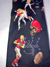Load image into Gallery viewer, Utopia Vintage Men’s Football Necktie Players Plays Yard Line 1990s
