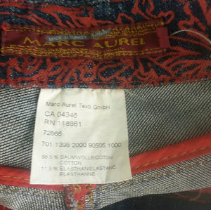 Marc Aurel Women's Blue Denim Jeans NWOT New Size 4 Europe Size 36